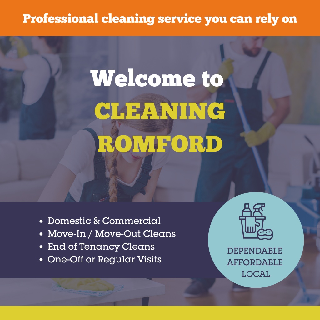 Cleaning Romford cleaner wiping down a kitchen worktop in a home in the RM postcode area